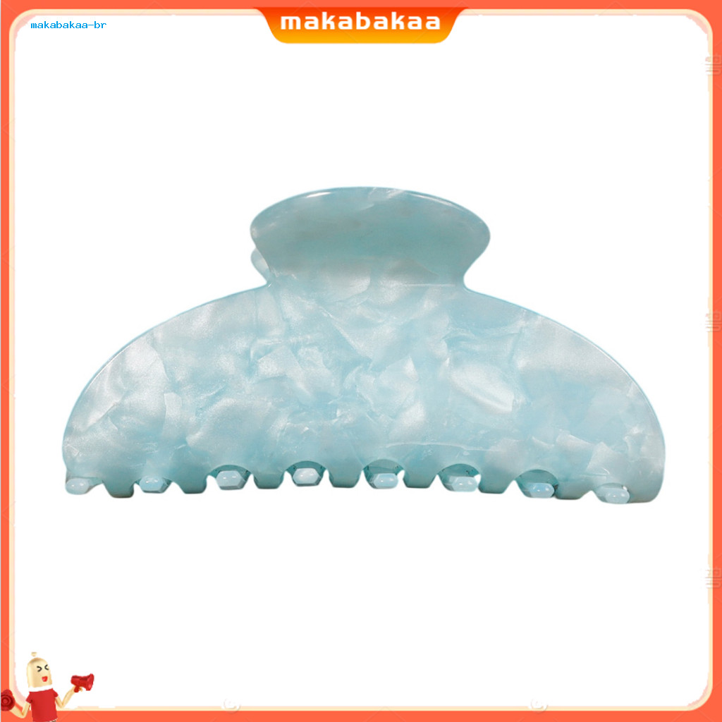 Jelly Color Hair Claw Clip for Women Curved Tooth Design Shark Back Head Accessory for Half-up and Updo Hairstyles Styli