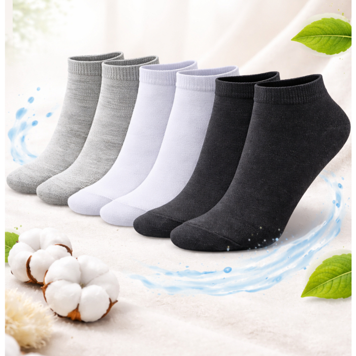 Kit 3/6/9/12 Pares Meia CANO CURTO Academia Sport Meias Unisex