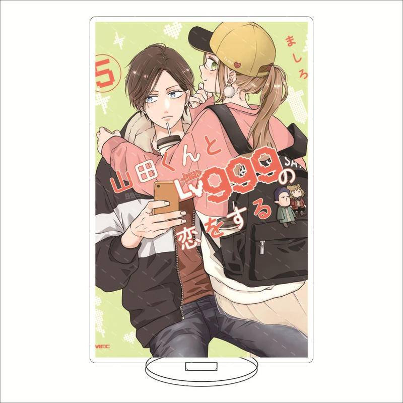 3Animation style《The Love Story with Mr. Yamada》LV999Acrylic stand sign Cosplay Fashionable Girl Doll Model Handmade Gif