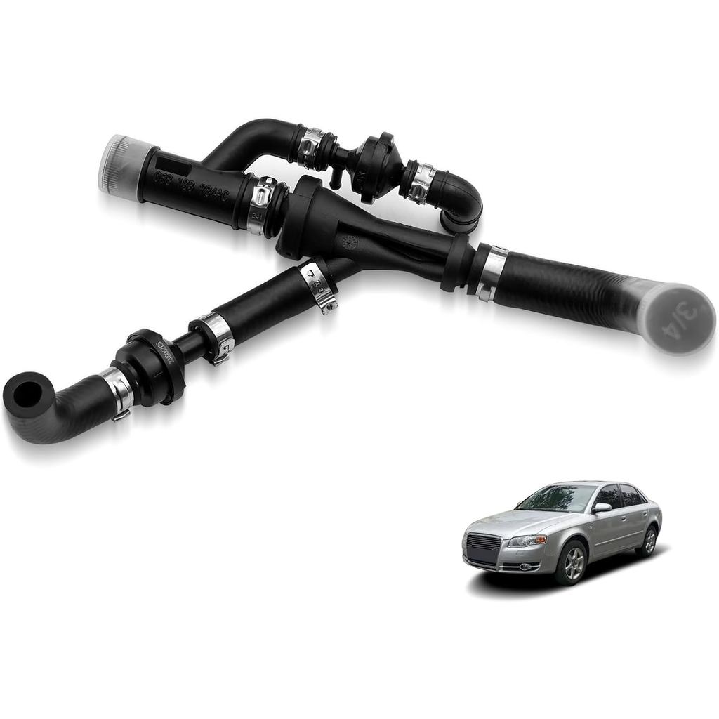 Válvula de Retenção a Vácuo 058133784AF com Mangueira de Respiro para VW Passat B5, Audi A4 S4 A6 S6, SKODA Superb, SEAT