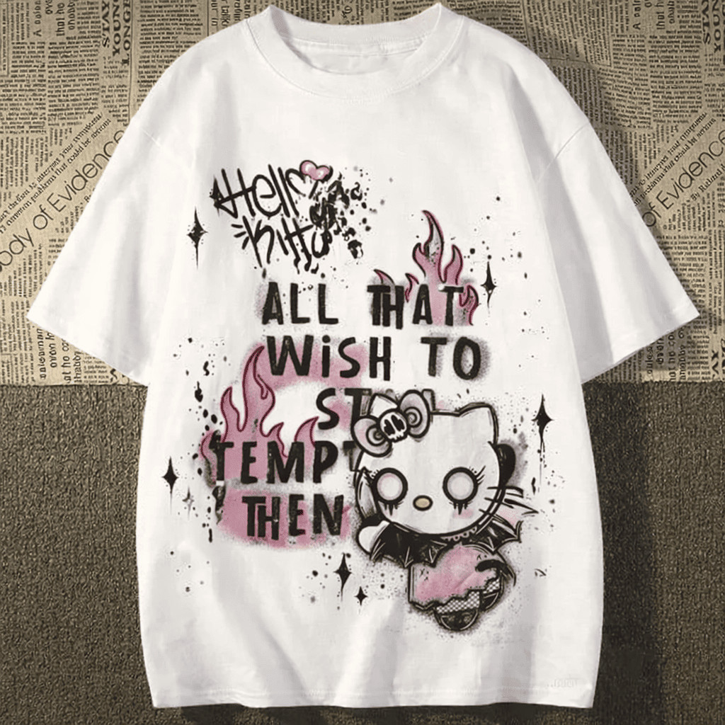Camiseta All That Wish Camisa Gotic Alternativo Qualidade Premium Envio Rapido