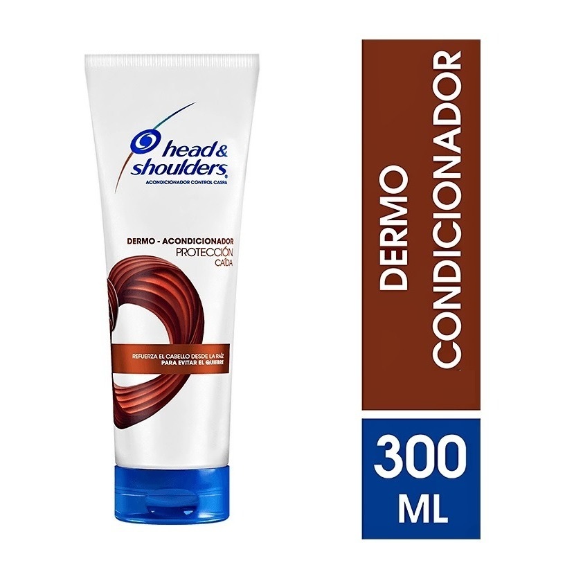 Head & Shoulders Anti-Queda de Cabelo, Dermocondicionado para caspa e queda de cabelo com cafeína, 300 ml