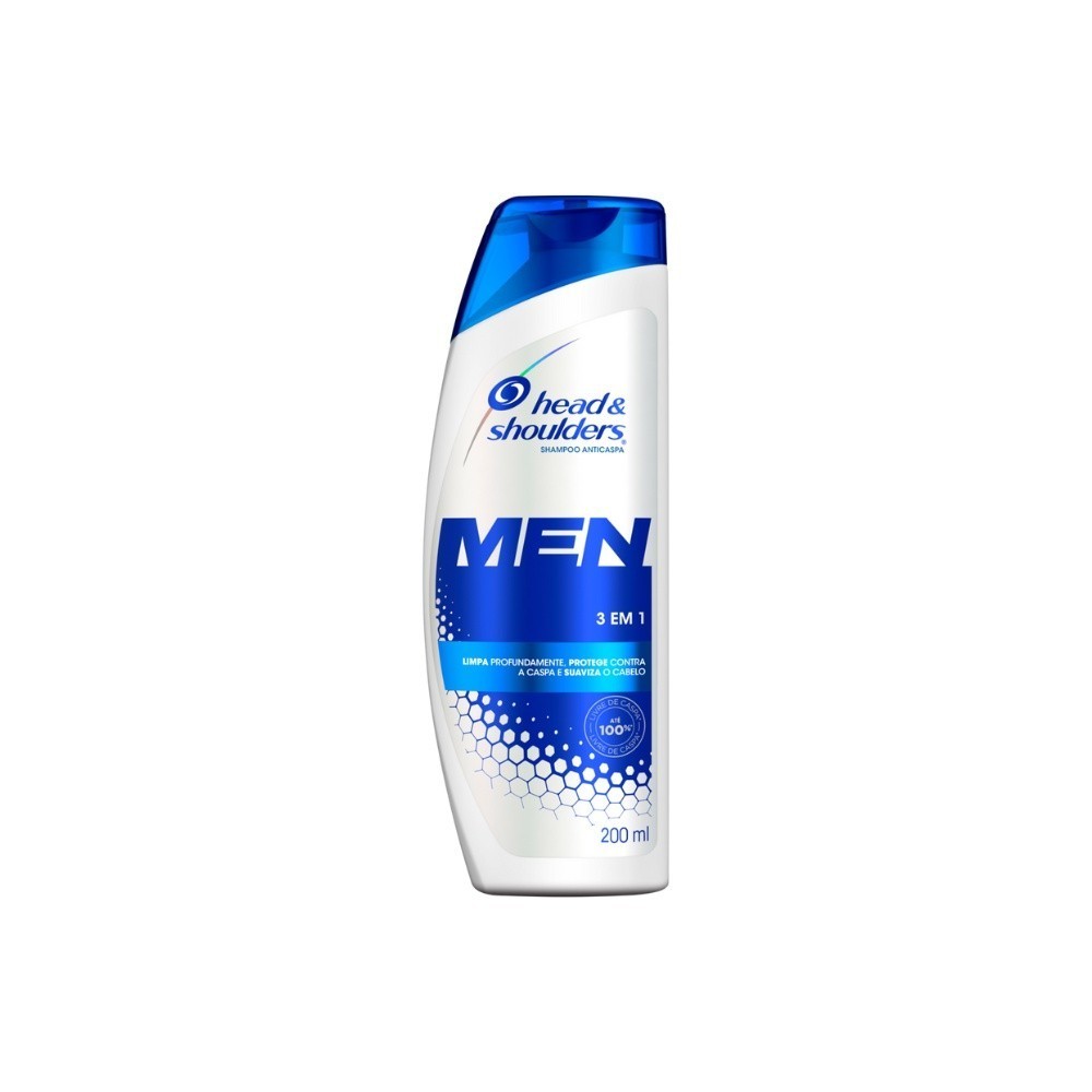 Shampoo Head  Shoulders Men 3 Em 1 - 200ml
