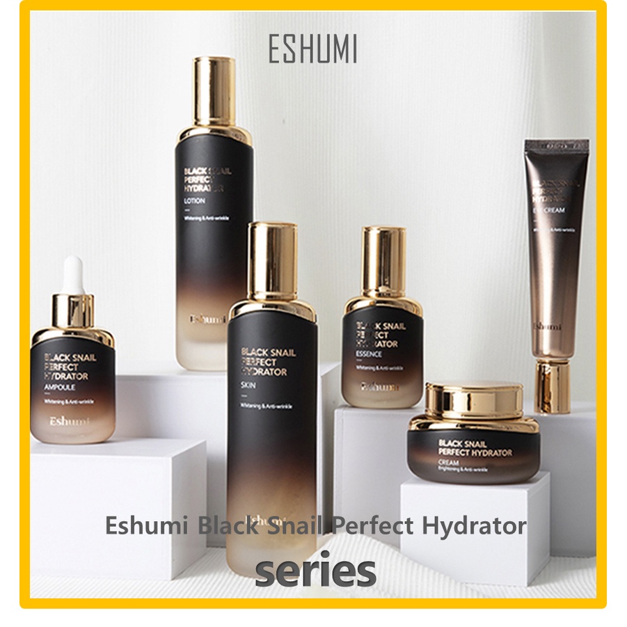 Eshumi Black Snail Perfect Hydrator Cream, Skin, Lotion, Ample, Essence, Eye Cream / Eshumi Black Snail Perfect Hydrator Cream, Skin, Lotion, Ample, Essence, Eye Cream