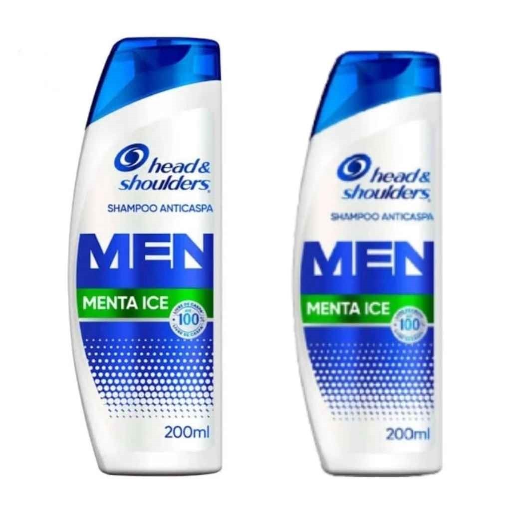 Kit c/2 Shampoo Head & Shoulders Anti Caspa Menta Ice 200ml