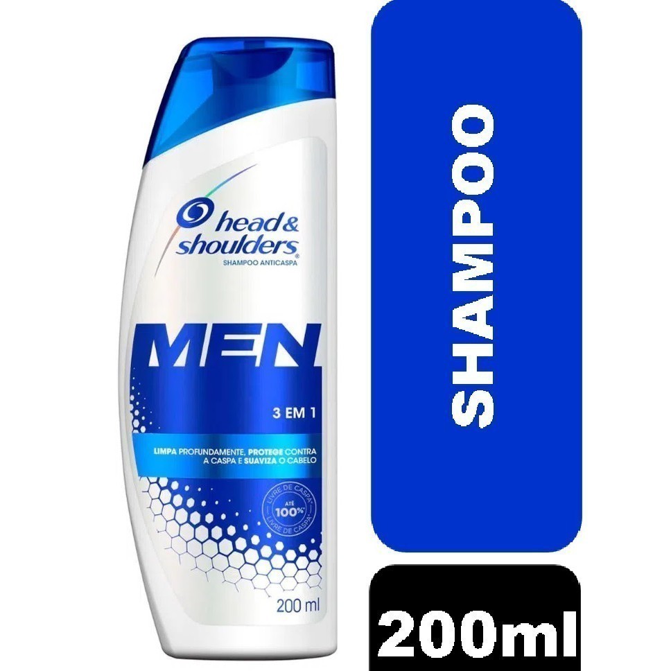 Shampoo Anticaspa Head & Shoulders 3 em 1 - 200ML