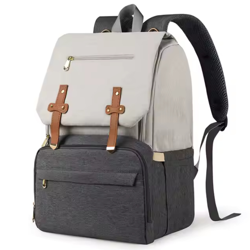 Bolsa Mochila Maternidade Trendy Premium Grande Multiuso De Fraldas Impermeável