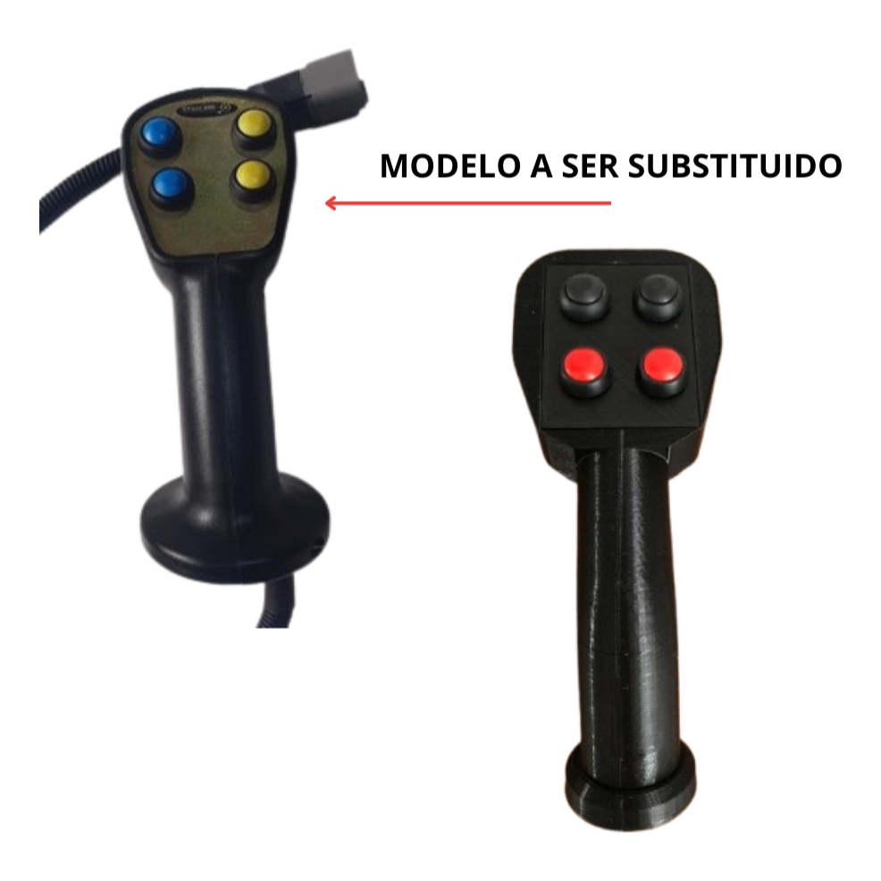 Joystick Agrícola 4funções Universal Capa Do Manche Agricola 127/220v