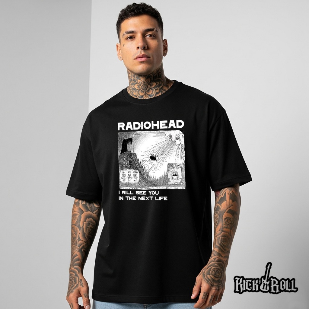 Camisa Camiseta Unissex Radiohead In The Next Life