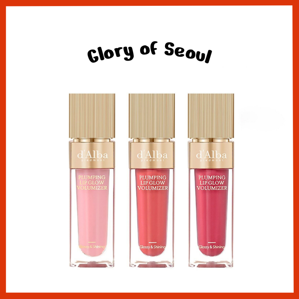 [NEW] D'ALBA Plumping Lip Glow Mood Volumizer, 5ml (3 Colors)