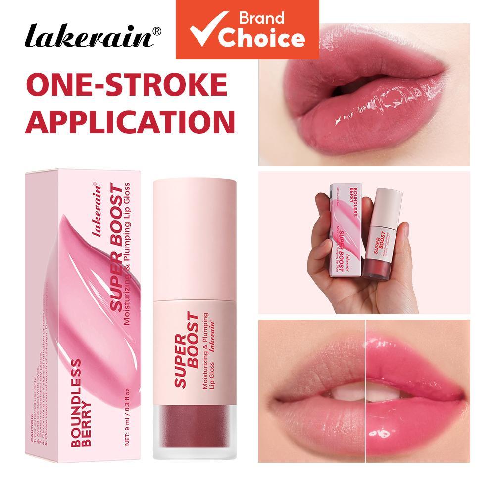Lakerain Instant Lip Plumping Gloss Ácido Hialurônico Hidratante De Alto Brilho