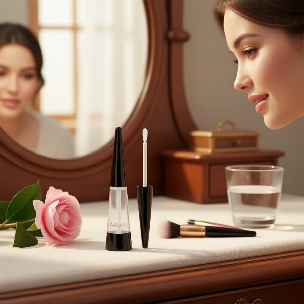 Lakerain Brilho Labial Plumping, Efeito de Água na Taça, Hidratante, Não Pegajoso, Volume Aumentado