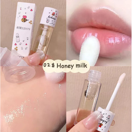 Bee Propolis Plumping Lip Oil Repair Dry Lips Gloss Glass Balm Care Hydration & Nutriti