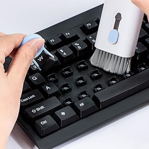 Kit Escovas Limpeza Cantos Teclado Celular Notebook Fone Tablet Detalhe Removedor Poeira