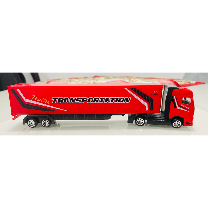 Lindíssima Miniatura Metal caminhão carreta Transportation Colecionável Coleção 1/64