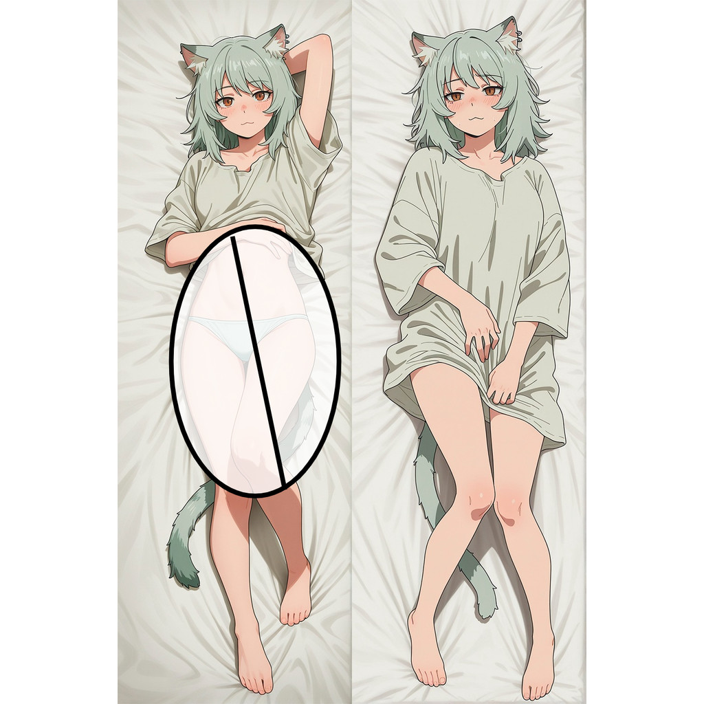 Satou Yaniko Game Anime Fronha Abraçando O Corpo Dakimakura Capa
