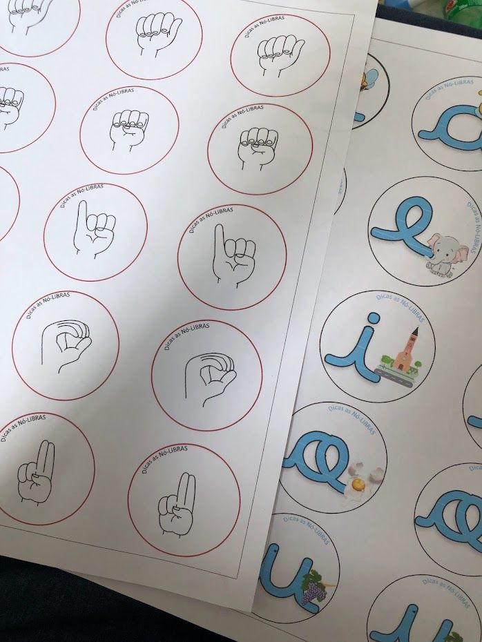 Vogais em LIBRAS e em Português