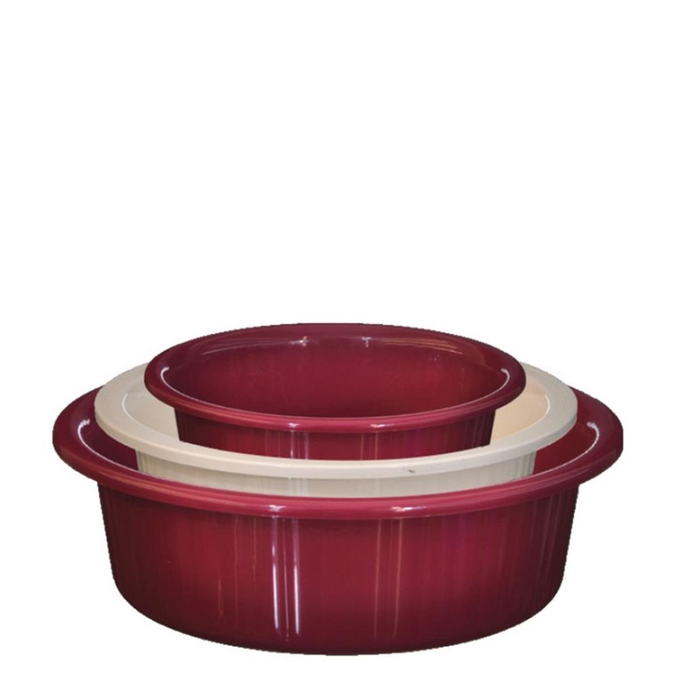 JOGO DE BACIA COLOR C/ 03 PCS -  1.5/2.5/4.5 L