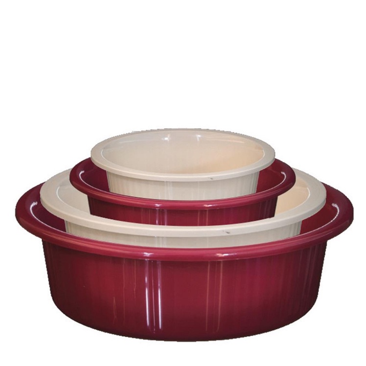 JOGO DE BACIA COLOR C/ 04 PCS -  1.5/2.5/4.5/8 L