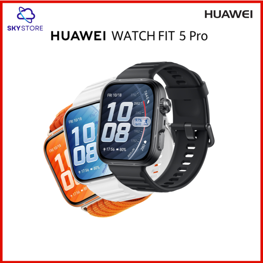HUAWEI WATCH FIT 5 Pro, Smartwatch Relogio, Tela FullView AMOLED de 1,92