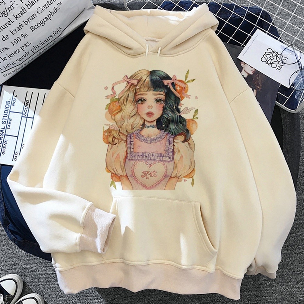 Moletom Canguru Unissex Melanie Martinez hoodies Fleece vintage Estilo Coreano Promoção Envio Rápido
