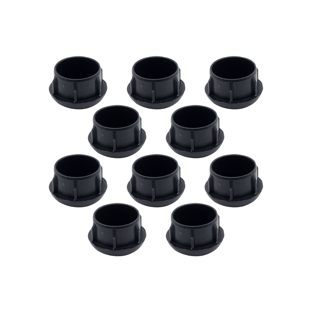 10 Uni Ponteira Pé Cadeira Banqueta Interna 7/8 Pol 22mm 2,2cm