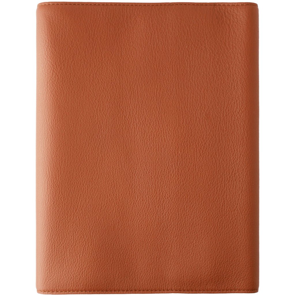 Slip-On OSL Free Type Book Cover for Bunko Size - Soft Leather, Genuine Leather, Available in Lavender