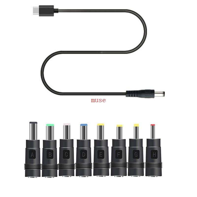USB C Tipo PD Para 12V 3 5 4 0 4 8 5x2 5mm Alimentação 100cm 65W Máximo