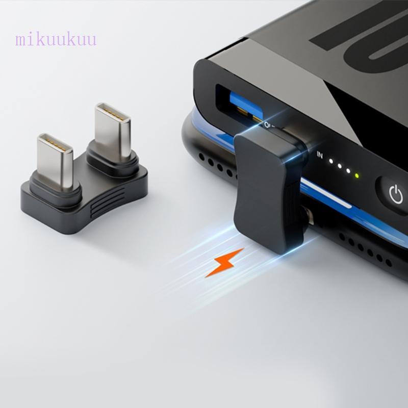 MIku PD 65W Conversor Carregamento Conector Carregador Energia Adaptador Tipo C Forma U