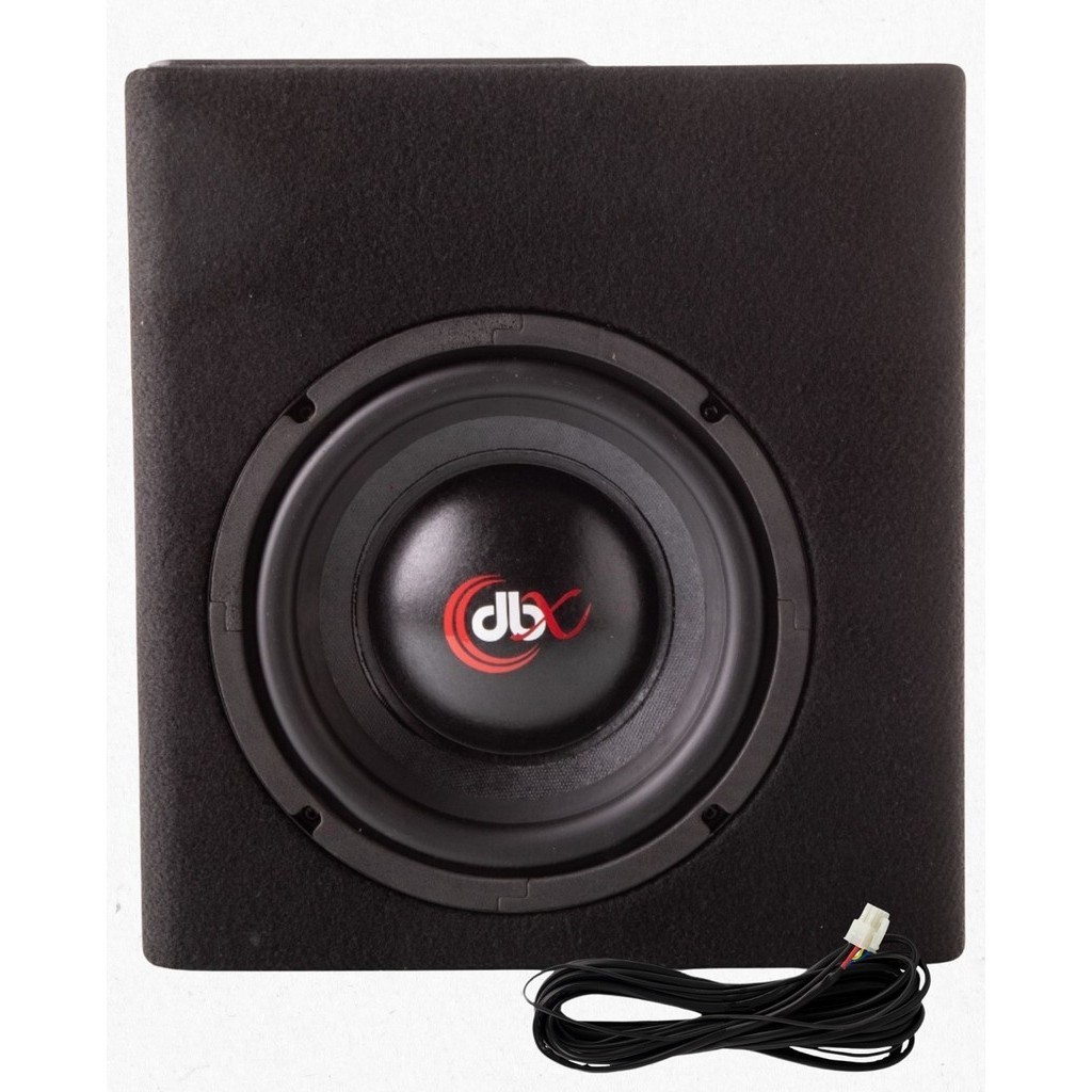 Caixa Ativa amplificada Mini Slim Dbx 200W Chicote Instalaçã