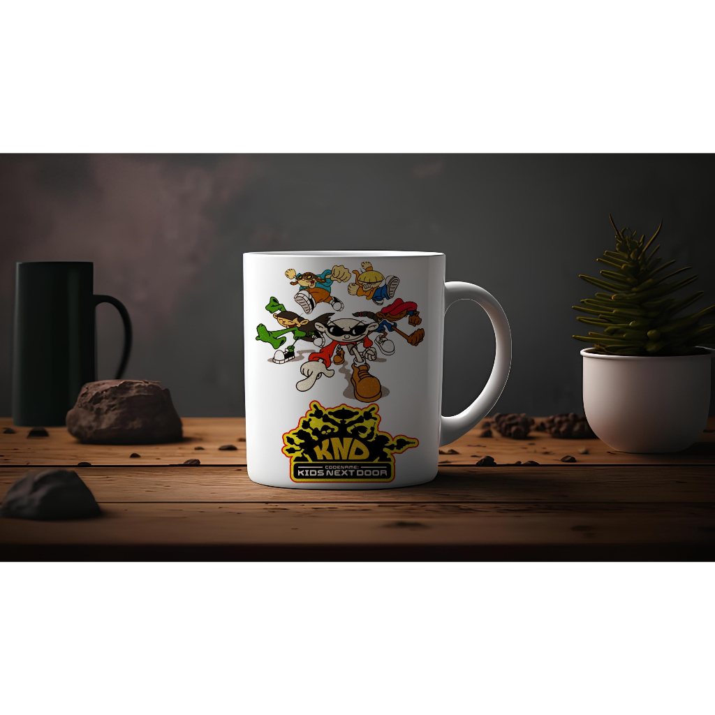 Caneca Knd Kids Next Door A Turma Do Bairro Desenho Anime