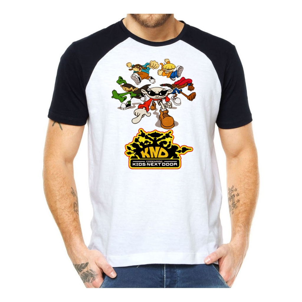 Camiseta Camisa Knd A Turma Do Bairro kids next door numero 12345 Desenho Anime