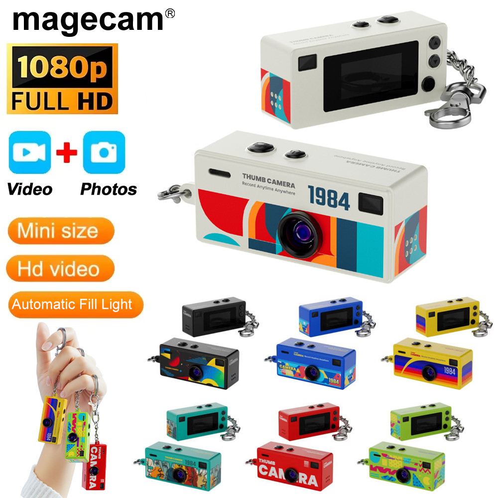 Mini G6 Magecam Câmera Digital 0.96 Polegada Chaveiro Retro 1080P Filmadora Gravador De Vídeo Com Flash