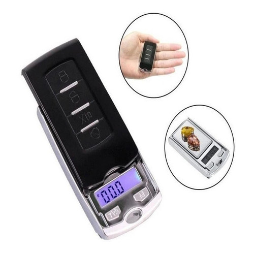 Mini Balanca Digital Alta Precisão  200G/100G Chaveiro Parece Chaveiro Alarme De Carro