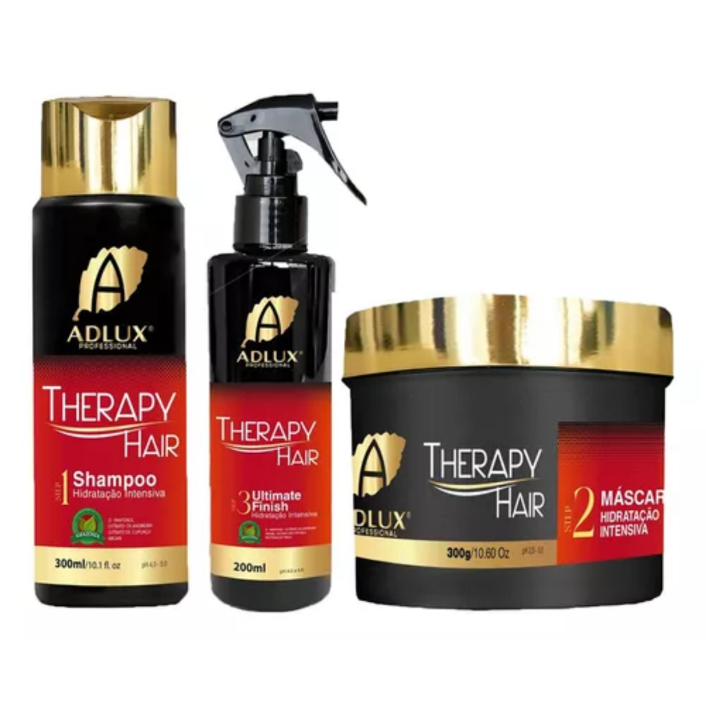 Kit Therapy Hair 3 Passos Adlux - Reconstrutor Home Car