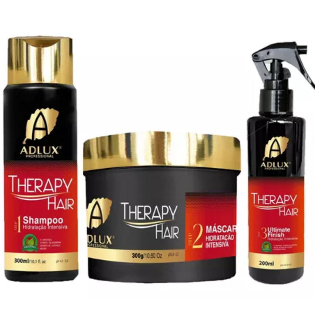 Kit Therapy Hair Adlux Reconstrutor Home Care 3 Passos
