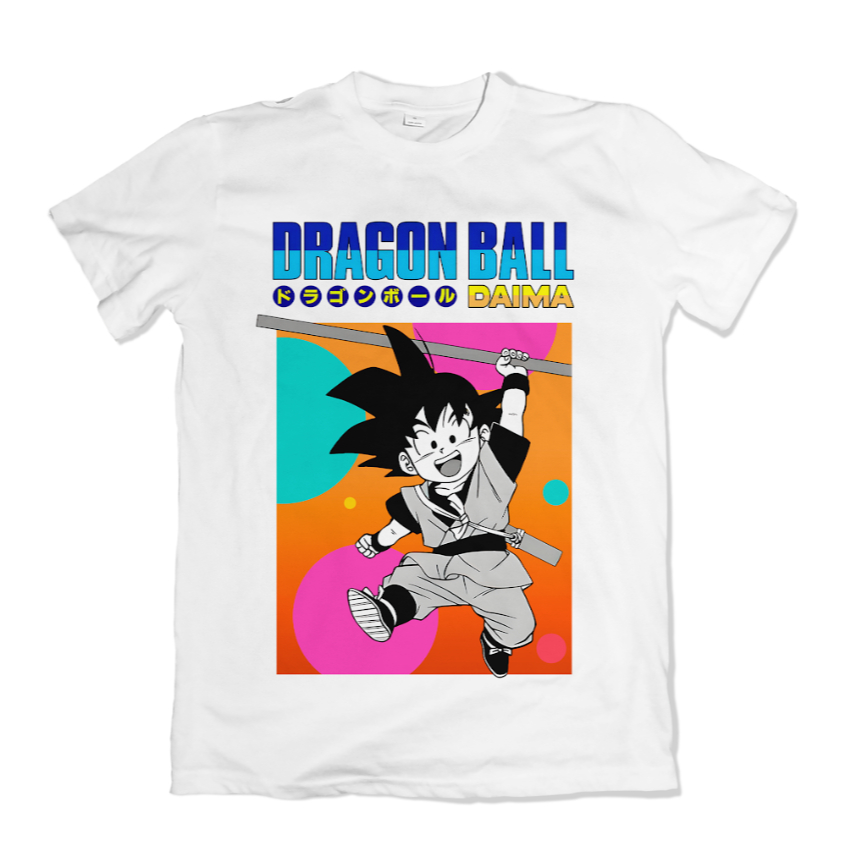 Camiseta Dragon Ball Mini Goku Daima Anime Dry Fit Masculina Feminina Unissex