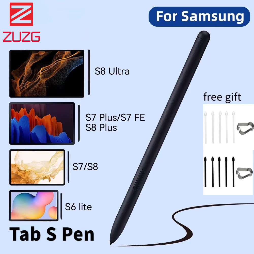 ZUZG Para Tablet Samsung Stylus S pen Tab S6 S6Lite S7FE S7 S7Plus S8 S9 S9 FE S9 + S9 Ultra touch Drawing Caneta De Toq