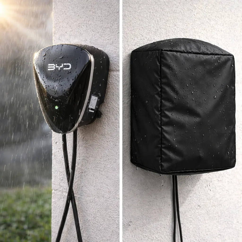Capa Protetora Impermeável Para Carregador Veicular Wallbox BYD