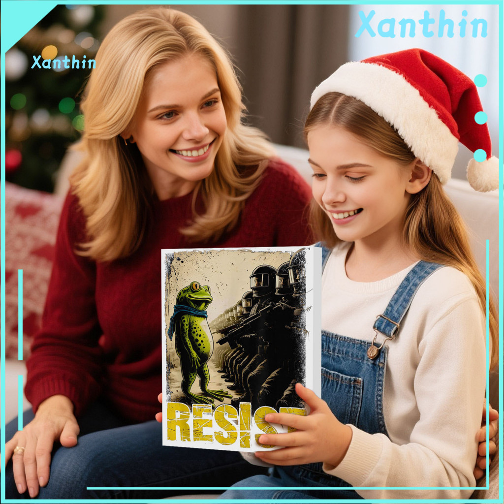 Kids Advent Calendar Christmas Countdown Decoration 24-day with Cute Frog Design – Festive Family Activity Holiday for