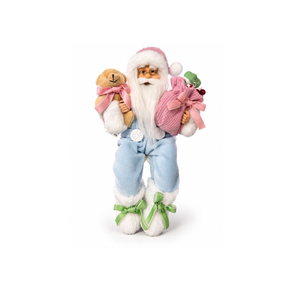 Papai Noel Candy Sentado 30cm -Florarte A1644-001