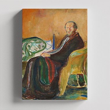 Quadro Canvas Self-Portrait with the Spanish Flu Borda Infinita 60x90cm