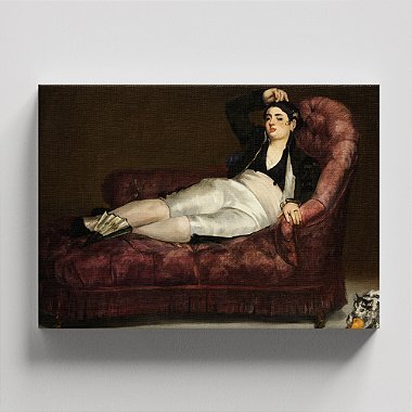 Quadro Canvas Reclining Young Woman in Spanish Costume Borda Infinita 60x90cm