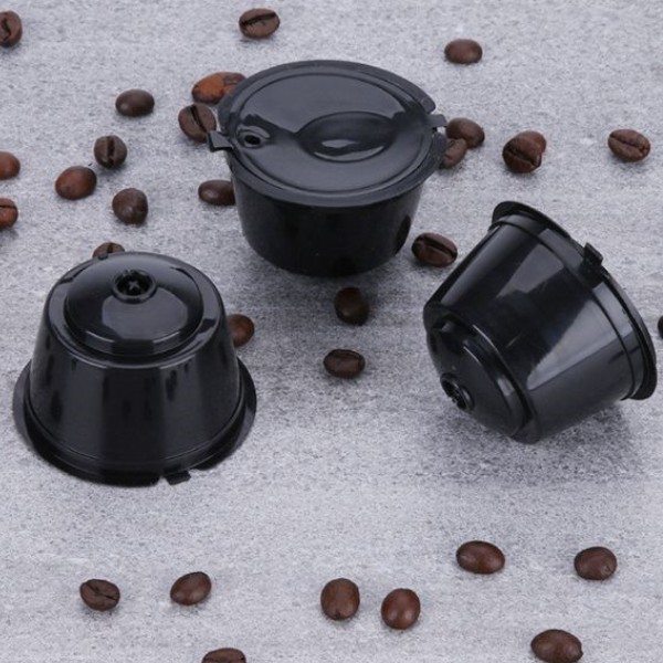 Nescafe Adicionar À Lista De Desejos 4 Unidades Reutilizáveis Para Dolce Gusto Nescafé Coffee Capsule Cup Filter Preto P