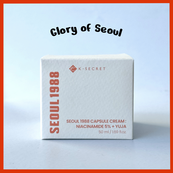 K-SECRET Seoul 1988 Capsule Cream : Niacinamide 5% + Yuja 50ml