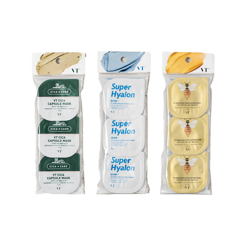 Vt Cosmetics Capsule Mask 7.5g 3ea 3types