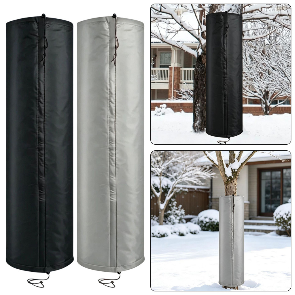 Palm Tree Protector Aluminum Foil Wrap with Drawstrings – Winter Insulation Cover for Outdoor Garden Weather Trunk Gua