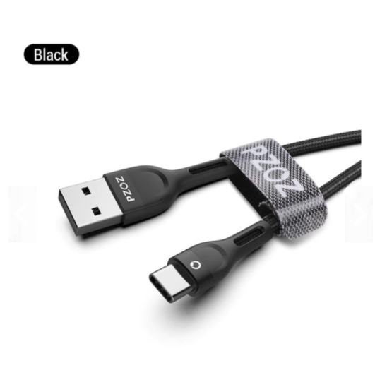 Cabo Carregamento Tipo C Pzoz Original 2m Usb Preto