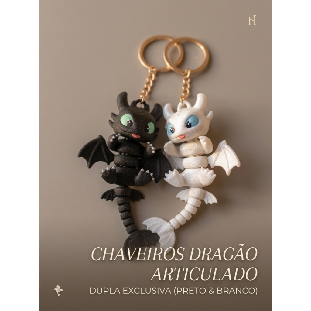 Chaveiros Articulados — 12cm Premium Personalizados Brinde Presente Casal Amigos Namorados Colecionável Lembrancinha