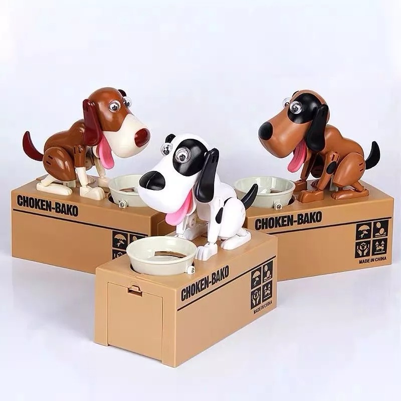 Cofrinho Cofre Cachorrinho Decoração Lindo Come Moedas Luxo